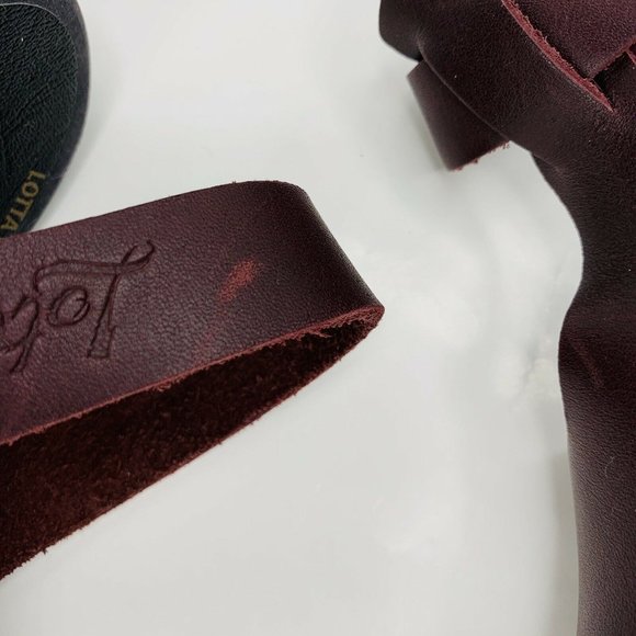 🛍️LOTTA'S Swedish Clogs Burgundy Highwood T-Bar size 41🛍️ - Picture 11 of 11